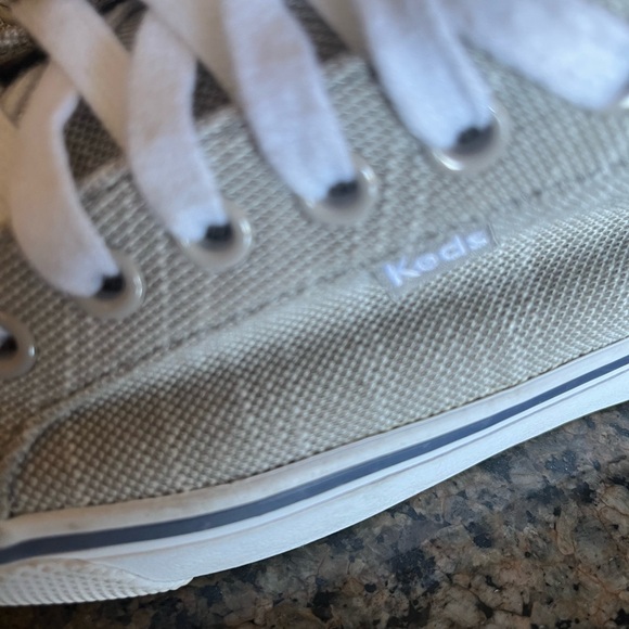 Keds Gray Canvas Sneakers Size 7.5 - Picture 4 of 7